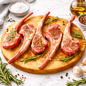 홍언니고기 양갈비 프렌치랙 500g (호주산 캠핑 램)