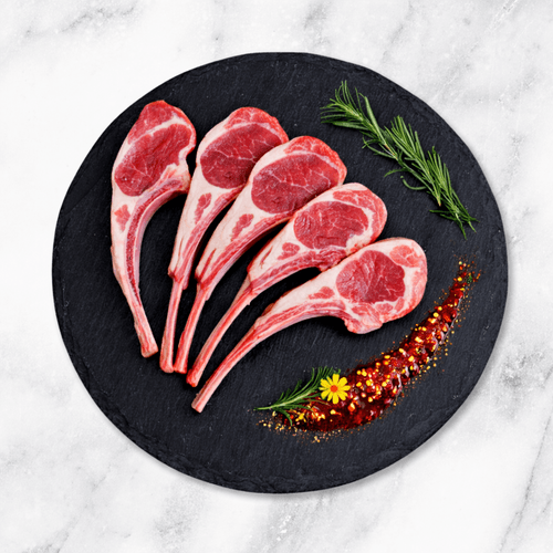 홍언니고기 양갈비 프렌치랙 500g (호주산 캠핑 램)