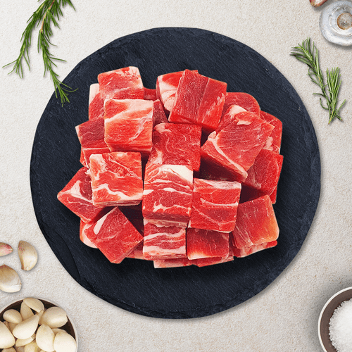 홍언니고기 양고기 큐브 500g (어깨살 양깍두기 캠핑 양꼬치)