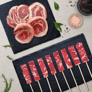 홍언니고기 키즈우먼 세트 600g (양꽃삼겹살 + 양꼬치)