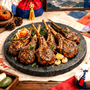 홍언니고기 양갈비 프렌치랙 500g (호주산 캠핑 램)